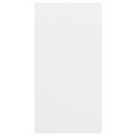 vidaXL Dulap TV montat pe perete, alb, 37x37x72 cm, lemn prelucrat