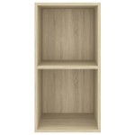 vidaXL Dulap TV montat pe perete, stejar Sonoma, 37x37x72 cm, PAL