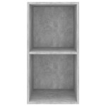 vidaXL Dulap TV montat pe perete, gri beton, 37x37x72 cm, PAL