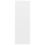 vidaXL Dulap TV montat pe perete, alb, 37x37x107 cm, PAL