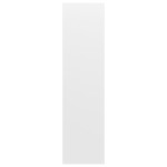 vidaXL Dulap TV montat pe perete, alb, 37x37x142,5 cm, PAL