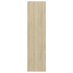 vidaXL Dulap TV montat pe perete, stejar Sonoma, 37x37x142,5 cm, PAL