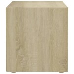 vidaXL Comodă TV, stejar sonoma, 37x35x37 cm, lemn prelucrat vidaXL Comodă TV, stejar sonoma, 37x35x37 cm, lemn prelucrat