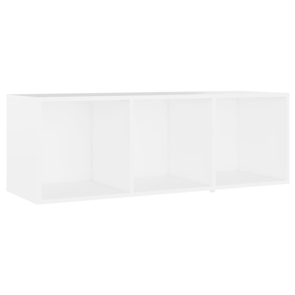 vidaXL Comodă TV, alb, 107x35x37 cm, PAL