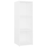 vidaXL Comodă TV, alb, 107x35x37 cm, PAL vidaXL Comodă TV, alb, 107x35x37 cm, PAL