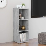 vidaXL Comodă TV, gri beton, 107x35x37 cm, PAL vidaXL Comodă TV, gri beton, 107x35x37 cm, PAL