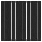 vidaXL Taburet de grădină, negru, 70x70x30 cm, lemn masiv de pin vidaXL Taburet de grădină, negru, 70x70x30 cm, lemn masiv de pin