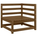 vidaXL Canapele de colț de grădină, 2 buc., maro miere, lemn masiv pin vidaXL Canapele de colț de grădină, 2 buc., maro miere, lemn masiv pin