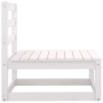 vidaXL Set mobilier de grădină, 2 piese, alb, lemn masiv de pin vidaXL Set mobilier de grădină, 2 piese, alb, lemn masiv de pin