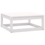 vidaXL Set mobilier de grădină, 2 piese, alb, lemn masiv de pin vidaXL Set mobilier de grădină, 2 piese, alb, lemn masiv de pin