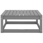 vidaXL Set mobilier de grădină, 2 piese, gri, lemn masiv de pin vidaXL Set mobilier de grădină, 2 piese, gri, lemn masiv de pin