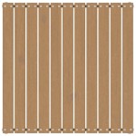 vidaXL Taburet de grădină cu pernă, maro miere, lemn masiv de pin