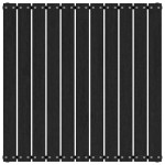 vidaXL Taburet de grădină cu pernă, negru, lemn masiv de pin