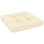 vidaXL Canapele de mijloc grădină, perne crem, 2 buc., lemn masiv pin vidaXL Canapele de mijloc grădină, perne crem, 2 buc., lemn masiv pin
