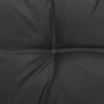 vidaXL Taburete de grădină cu perne, 2 buc., gri, lemn masiv de pin vidaXL Taburete de grădină cu perne, 2 buc., gri, lemn masiv de pin