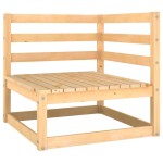 vidaXL Set mobilier de grădină cu perne, 2 piese, lemn masiv de pin vidaXL Set mobilier de grădină cu perne, 2 piese, lemn masiv de pin