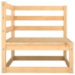 vidaXL Set mobilier de grădină cu perne, 2 piese, lemn masiv de pin vidaXL Set mobilier de grădină cu perne, 2 piese, lemn masiv de pin