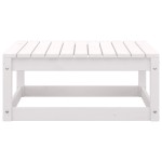 vidaXL Set mobilier de grădină cu perne, 2 piese, alb, lemn masiv pin vidaXL Set mobilier de grădină cu perne, 2 piese, alb, lemn masiv pin