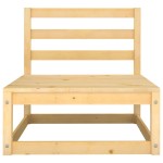 vidaXL Set mobilier grădină cu perne, 2 piese, lemn masiv de pin