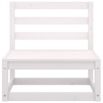 vidaXL Set mobilier de grădină cu perne, 2 piese, alb, lemn masiv pin vidaXL Set mobilier de grădină cu perne, 2 piese, alb, lemn masiv pin