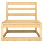 vidaXL Set mobilier grădină cu perne, 3 piese, lemn masiv de pin