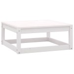 vidaXL Set mobilier de grădină cu perne, 3 piese, alb, lemn masiv pin vidaXL Set mobilier de grădină cu perne, 3 piese, alb, lemn masiv pin