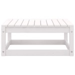 vidaXL Set mobilier de grădină cu perne, 3 piese, alb, lemn masiv pin vidaXL Set mobilier de grădină cu perne, 3 piese, alb, lemn masiv pin