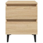 vidaXL Noptiere, 2 buc., stejar sonoma, 40x35x50 cm, lemn prelucrat vidaXL Noptiere, 2 buc., stejar sonoma, 40x35x50 cm, lemn prelucrat