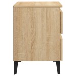 vidaXL Noptiere, 2 buc., stejar sonoma, 40x35x50 cm, lemn prelucrat vidaXL Noptiere, 2 buc., stejar sonoma, 40x35x50 cm, lemn prelucrat