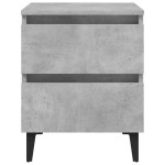 vidaXL Noptiere, 2 buc., gri beton, 40x35x50 cm, PAL vidaXL Noptiere, 2 buc., gri beton, 40x35x50 cm, PAL