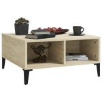 vidaXL Masă de cafea, stejar sonoma, 60x60x30 cm, lemn prelucrat