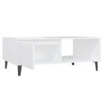 vidaXL Masă de cafea, alb, 90x60x35 cm, lemn prelucrat