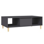 vidaXL Măsuță de cafea, gri, 103,5x60x35 cm, lemn prelucrat vidaXL Măsuță de cafea, gri, 103,5x60x35 cm, lemn prelucrat