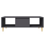 vidaXL Măsuță de cafea, gri, 103,5x60x35 cm, lemn prelucrat vidaXL Măsuță de cafea, gri, 103,5x60x35 cm, lemn prelucrat