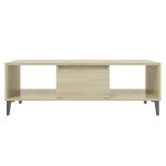 vidaXL Măsuță de cafea, stejar sonoma, 103,5x60x35 cm, lemn prelucrat vidaXL Măsuță de cafea, stejar sonoma, 103,5x60x35 cm, lemn prelucrat
