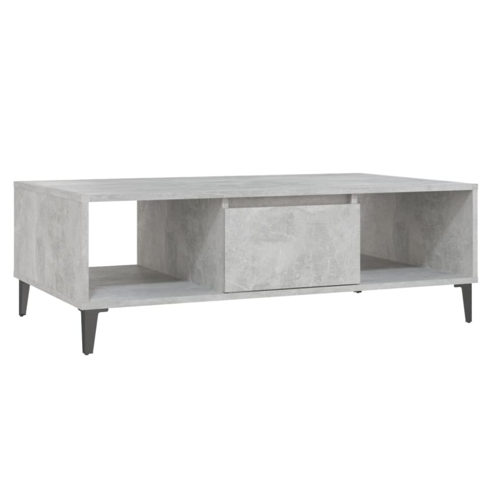 vidaXL Măsuță de cafea, gri beton, 103,5x60x35 cm, lemn prelucrat