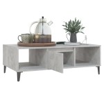 vidaXL Măsuță de cafea, gri beton, 103,5x60x35 cm, lemn prelucrat vidaXL Măsuță de cafea, gri beton, 103,5x60x35 cm, lemn prelucrat