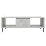 vidaXL Măsuță de cafea, gri beton, 103,5x60x35 cm, lemn prelucrat vidaXL Măsuță de cafea, gri beton, 103,5x60x35 cm, lemn prelucrat