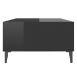 vidaXL Măsuță de cafea negru extralucios 103,5x60x35 cm lemn prelucrat