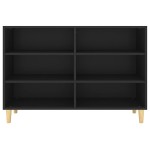 vidaXL Servantă, negru, 103,5x35x70 cm, lemn compozit vidaXL Servantă, negru, 103,5x35x70 cm, lemn compozit