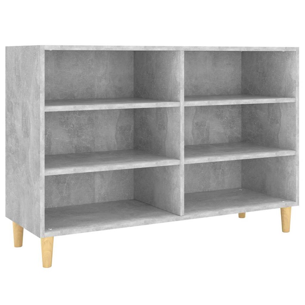 vidaXL Servantă, gri beton, 103,5x35x70 cm, lemn compozit