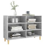 vidaXL Servantă, gri beton, 103,5x35x70 cm, lemn compozit vidaXL Servantă, gri beton, 103,5x35x70 cm, lemn compozit