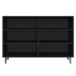 vidaXL Servantă, negru, 103,5x35x70 cm, PAL