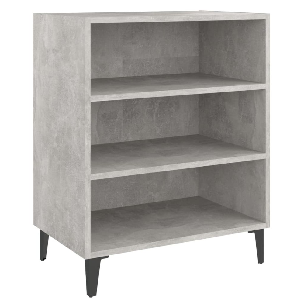 vidaXL Servantă, gri beton, 57x35x70 cm, PAL