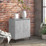 vidaXL Servantă, gri beton, 60x35x70 cm, lemn prelucrat vidaXL Servantă, gri beton, 60x35x70 cm, lemn prelucrat