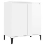 vidaXL Servantă, alb extralucios, 60x35x70 cm, PAL vidaXL Servantă, alb extralucios, 60x35x70 cm, PAL