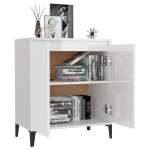vidaXL Servantă, alb extralucios, 60x35x70 cm, PAL vidaXL Servantă, alb extralucios, 60x35x70 cm, PAL