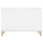 vidaXL Servantă, alb, 101x35x70 cm, lemn prelucrat