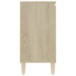 vidaXL Servantă, stejar sonoma, 101x35x70 cm, lemn prelucrat