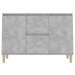 vidaXL Servantă, gri beton, 101x35x70 cm, lemn prelucrat vidaXL Servantă, gri beton, 101x35x70 cm, lemn prelucrat